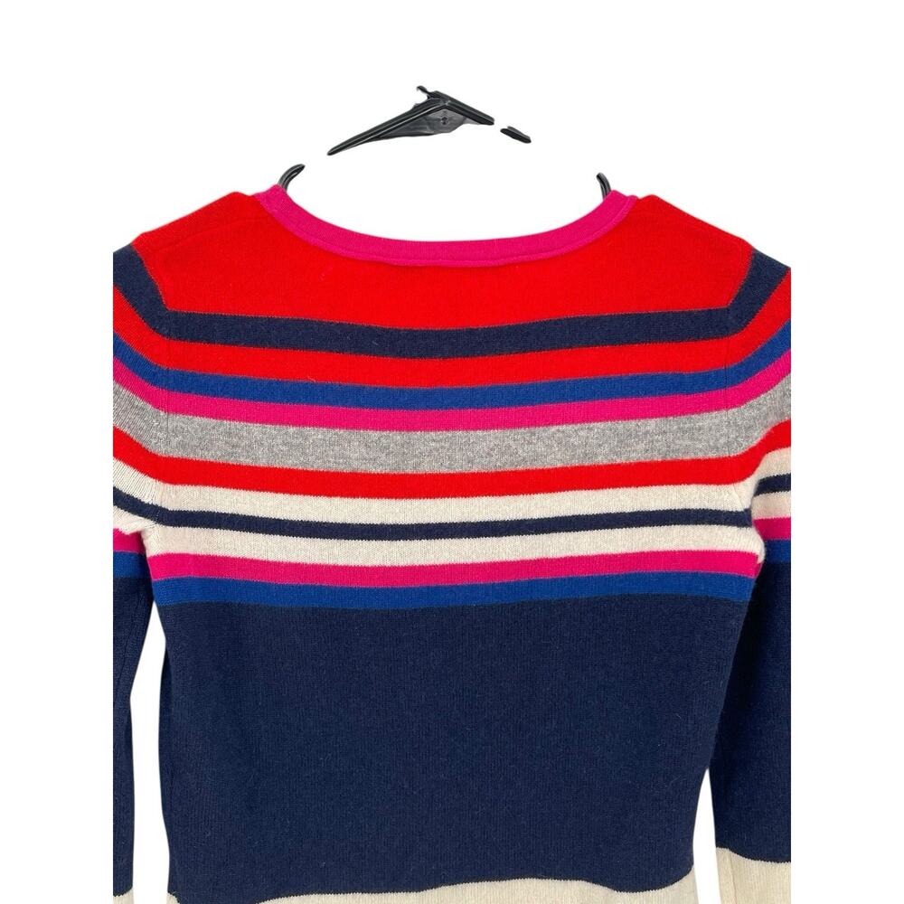 Diane Von Furstenberg Jolanta Sweater Striped Cashmere Size P XS - Picture 5 of 9